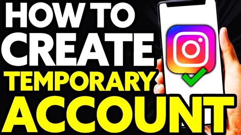 temporary instagram account generator